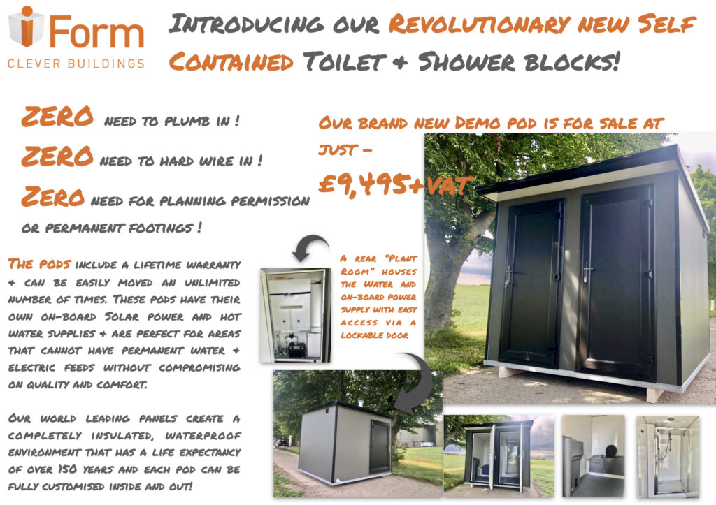 Campsite Toilet Buildings Shower Block Buildings iForm UK